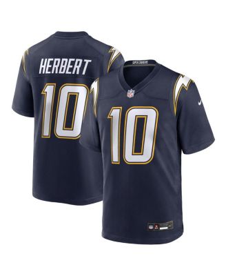 Мужская футболка Nike Justin Herbert Navy Los Angeles Chargers от Nike Super Chargers Game Player