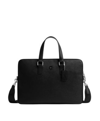 Мужская сумка COACH Caden Brief из кожи с перекрестным рисунком COACH