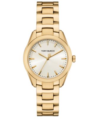 Женские часы-браслет Tory Burch The Miller с золотым браслетом из нержавеющей стали, 34 мм, золото