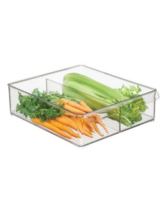 Разделенный пластиковый контейнер для хранения IDesign с ручкой, прозрачный, Сделано в США