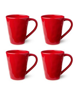 Сертифицированные международные рождественские кружки с красными ягодами, набор из 4 штук