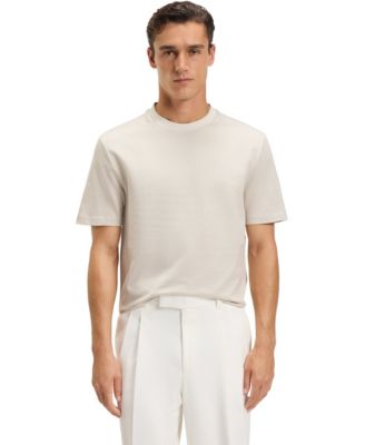 Мужская футболка из мерсеризованного хлопка с микро-рисунком BOSS by Hugo Boss от Hugo Boss