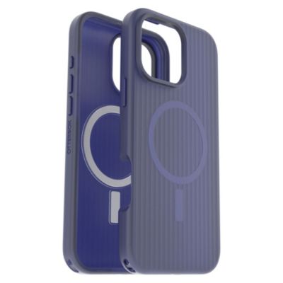 Мягкий на ощупь чехол OtterBox Symmetry MagSafe для Apple iPhone 16 Pro Max blue