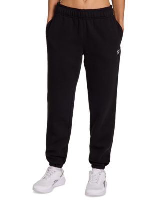 Женские спортивные брюки свободного кроя Reebok черного цвета