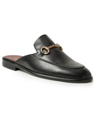 Мужские ботинки Bruno Magli из кожи Miami Bit Mule черного цвета