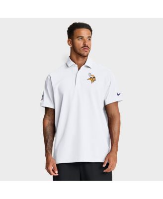Мужская белая футболка-поло Minnesota Vikings Sideline City Pride от Nike из ткани Performance