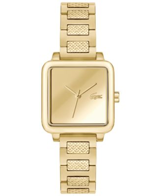 Женские часы-браслет из нержавеющей стали Leap золотистого цвета Lacoste, 26 мм