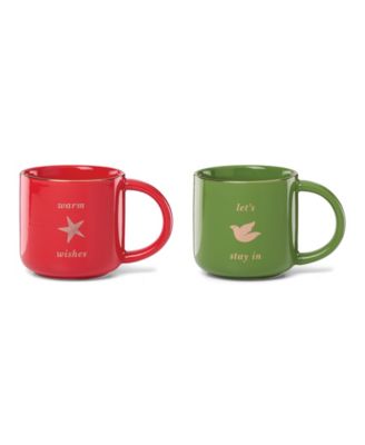 Кружки с теплыми пожеланиями Kate Spade Be Jolly, набор из 2 кружек