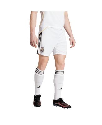 Мужские белые шорты Adidas Real Madrid 2025/26 Home AEROREADY Replica белого цвета