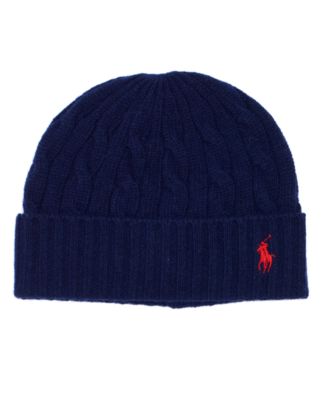 Мужская классическая шапочка из плотной вязки Polo Ralph Lauren