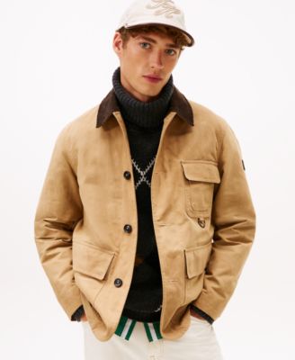 Мужская куртка-сарай с вощеным воротником-стойкой от Tommy Hilfiger