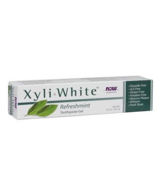 Гель-зубная паста NOW Foods Xyliwhite Refreshmint, 6,4 унции, без цвета
