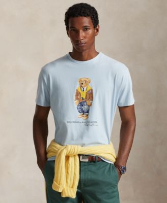 Мужская футболка Polo Ralph Lauren классического кроя из джерси Polo Bear