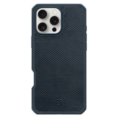 ITSkins Ballistic_R Нейлоновый чехол MagSafe для Apple iPhone 16 Pro Max синего цвета