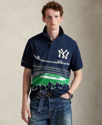Мужская рубашка поло Polo Ralph Lauren классического кроя от Yankees