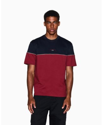 Мужская футболка A|X Armani Exchange с вышитым в центре цветным блоком и логотипом multi