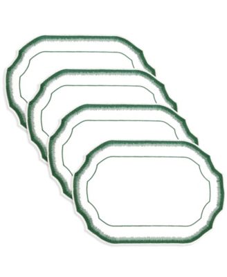 Элегантная салфетка с вышивкой Saro Lifestyle, набор из 4 предметов