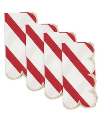 Салфетка с фестончатым рисунком Saro Lifestyle, набор из 4 штук