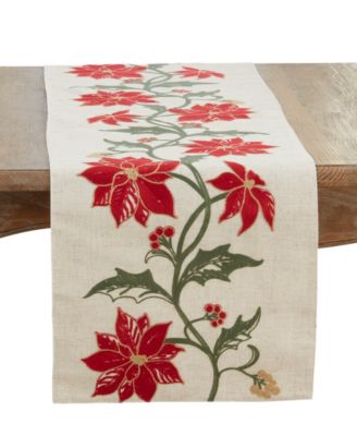 Настольная дорожка из пуансеттии Saro Lifestyle, 16