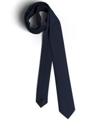 Мужской узкий галстук с жаккардовым рисунком от Hugo Boss