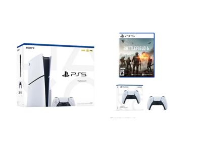 Консоль Sony PlayStation 5 Slim с DualSense и Battlefield 6, белая