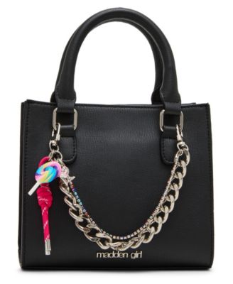 Сумка-тоут Madden Girl Orion Mini на молнии черная