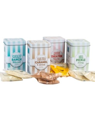 Подарочные наборы с приправами для попкорна Wabash Valley Farms для гурманов, набор из 4 приправ