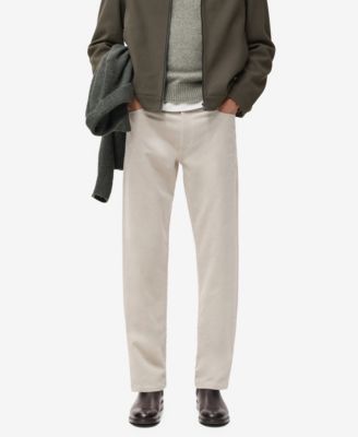 Мужские вельветовые брюки обычного покроя от Mango