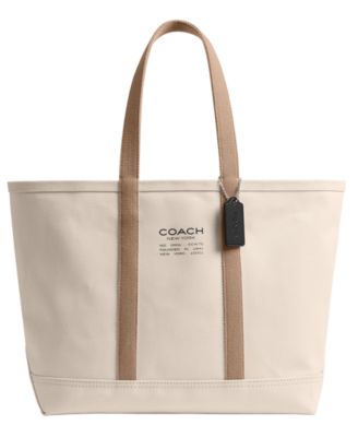 Мужская практичная холщовая сумка COACH