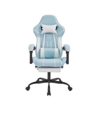 Игровое кресло Streamdale Furniture, эргономичное компьютерное кресло с подставкой для ног и поясничной спинкой