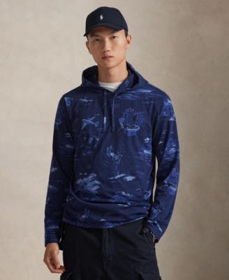 Мужская футболка Polo Ralph Lauren с длинным рукавом и капюшоном с анимацией Polo Ralph Lauren