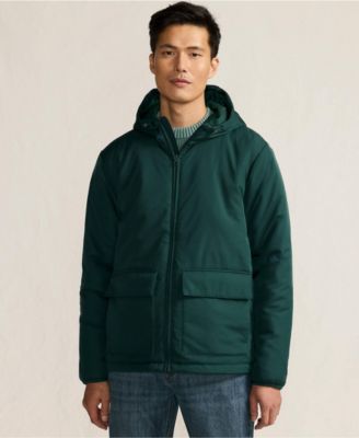 Утепленная куртка с капюшоном без перьев Lands'End Big & Tall