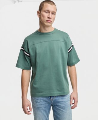 Мужская спортивная футболка свободного кроя Mode of One в тяжелом весе, эксклюзивный зеленый цвет Macy's