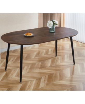 Выдвижной стол из орехового дерева Streamdale Furniture - 100/140/180 см