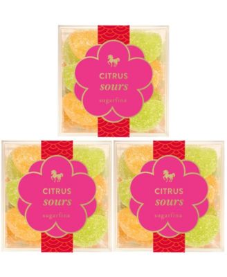 Набор конфетных кубиков Sugarfina Lunar New Year Citrus Sours, 3 шт.