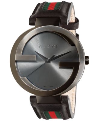 Gucci Watch, Unisex Swiss Interlocking 
