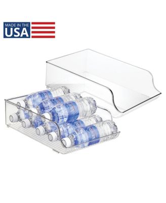 Органайзер для бутылок с водой IDesign для холодильника - Набор из 2 прозрачных бутылок