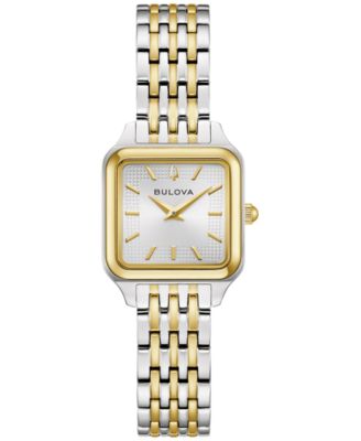 Женские часы Bulova Classic Sutton 22,7 мм двухцветные, серебристо-золотые