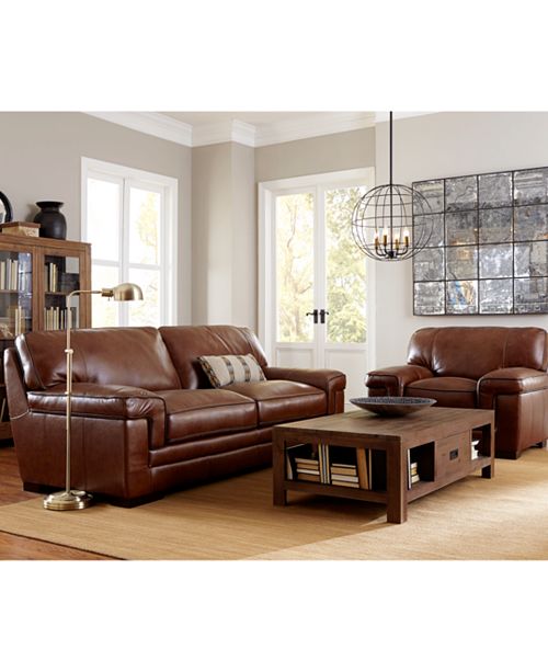 Furniture Myars Leather Sofa Collection Reviews Furniture Macy S