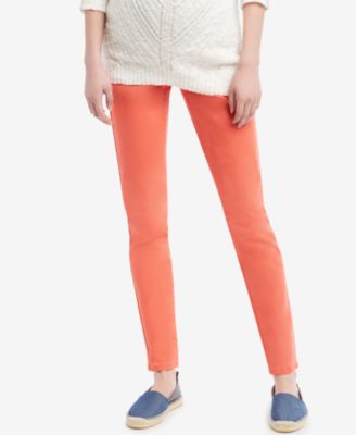 maternity colored skinny jeans