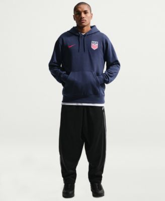 Толстовка с капюшоном Nike USA Soccer French Terry синего цвета