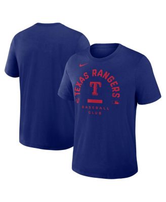 Мужская оригинальная коллекция Nike Royal Texas Rangers Authentic Collection Early Футболка Work Tri-Blend Dri-FIT синего цвета