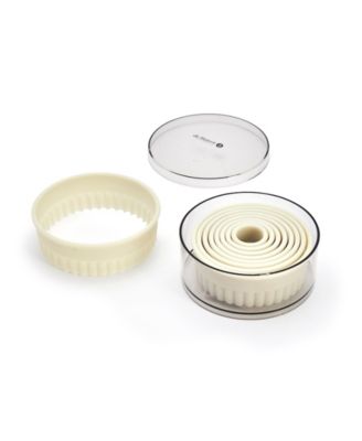 Набор круглых рифленых ножей De Buyer из 9 частей