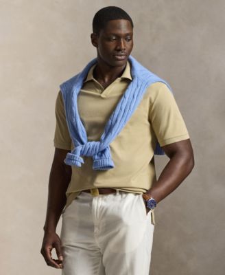 Мужская рубашка поло Polo Ralph Lauren с большим и высоким воротником Johnny