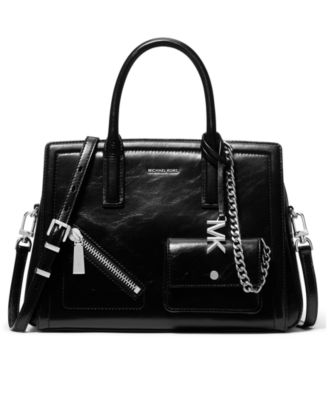 Сумка-ранец Michael Kors Laila на средней молнии по центру, черная
