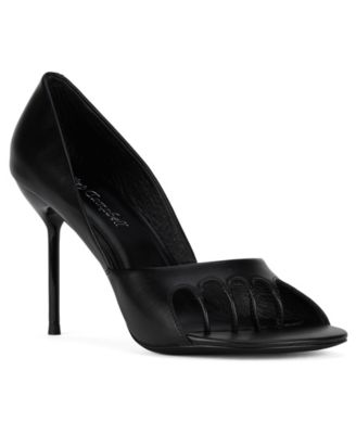 Женские модельные босоножки-слипоны Jeffrey Campbell черного цвета
