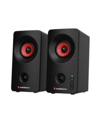 Динамики для настольных ПК AudioSource 2.0 Stereo Bluetooth 5.3 с двумя драйверами черный