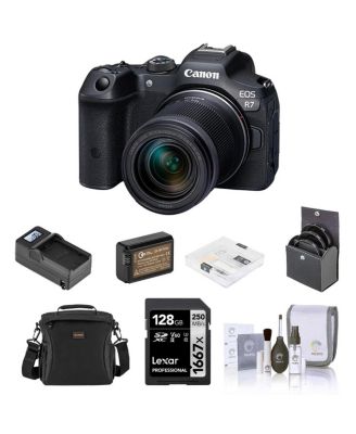 Фотоаппарат Canon EOS R7 с объективом RF‑S 18‑150 мм, черный
