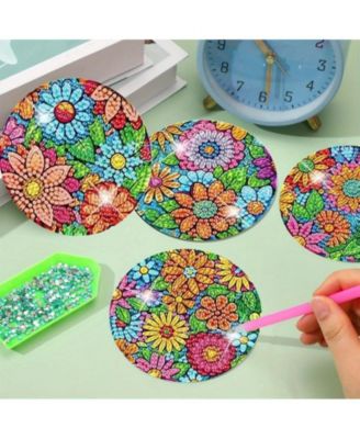 Набор подставок для цветочной алмазной живописи JDiction DIY (16 шт.) с держателем и нескользящими накладками Идеально подходит для домашнего декора и подарков на День матери и Пасху.