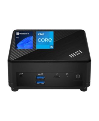 Настольный компьютер MSI Cubi 5 Mini Intel Core i5, 16 ГБ оперативной памяти, Intel UHD Graphics, 256 ГБ SSD-накопителя, Windows 11 Pro - черный черный